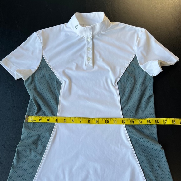 Cavalleria Toscana S/S Jersey Competition Polo with Perforated Inserts - Picture 7 of 13